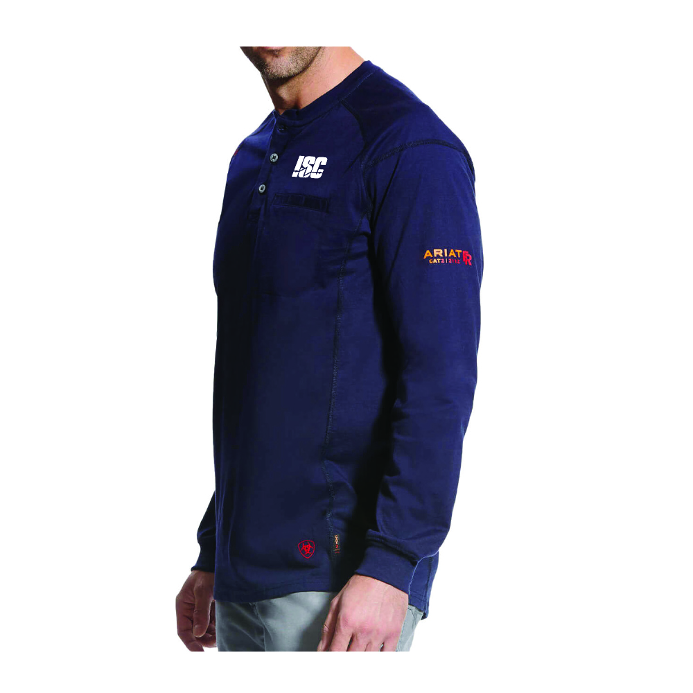 FR Air Henley Long Sleeve