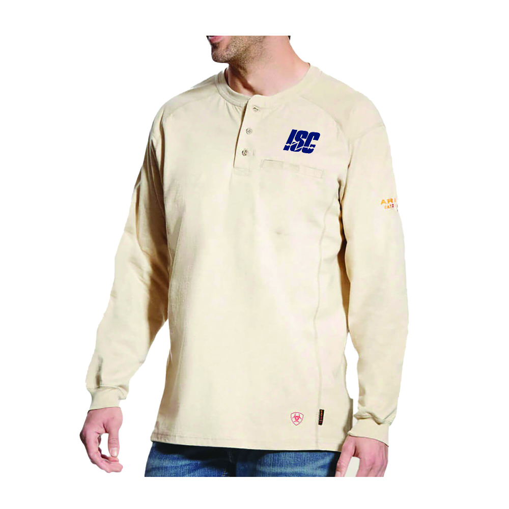 FR Air Henley Long Sleeve