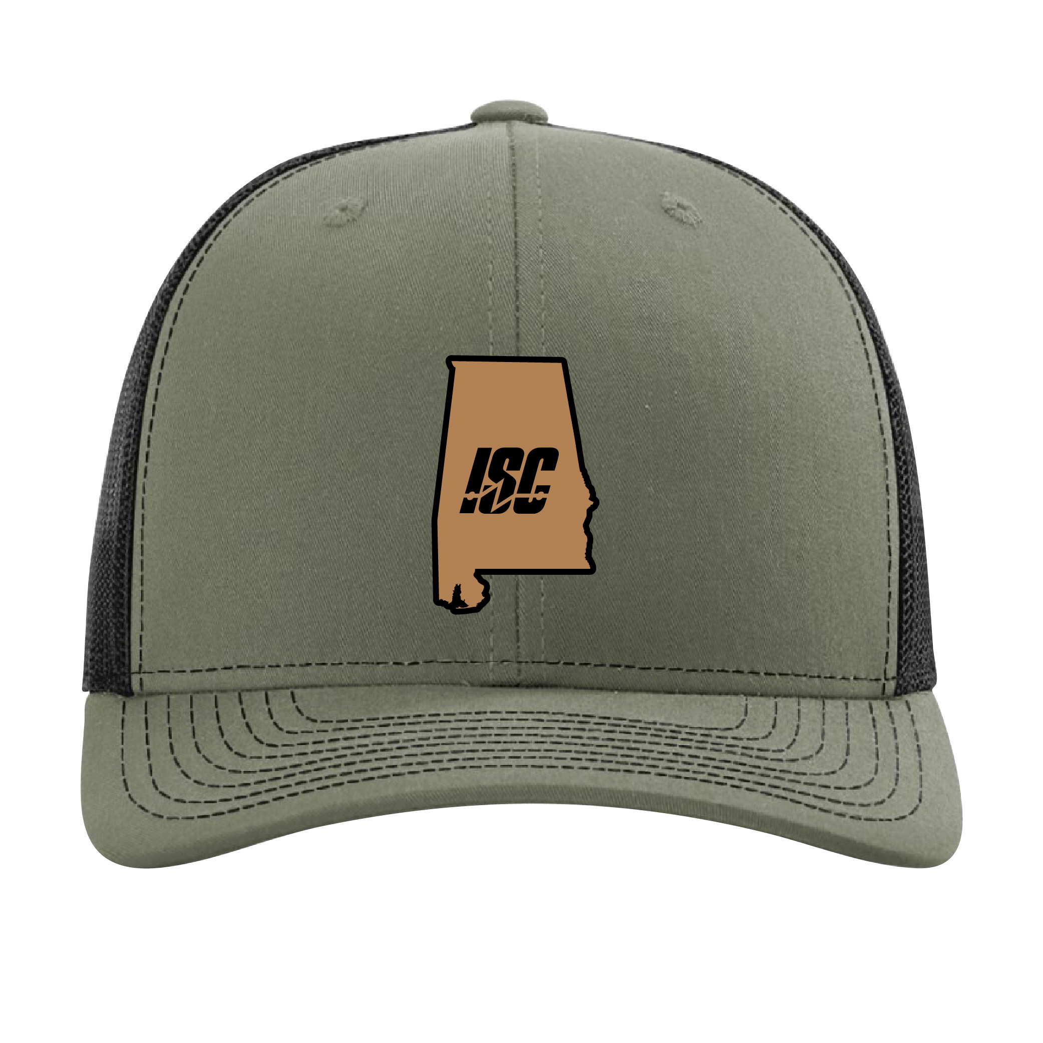 State Patch Richardson Snapback Trucker Cap - Loden/Black