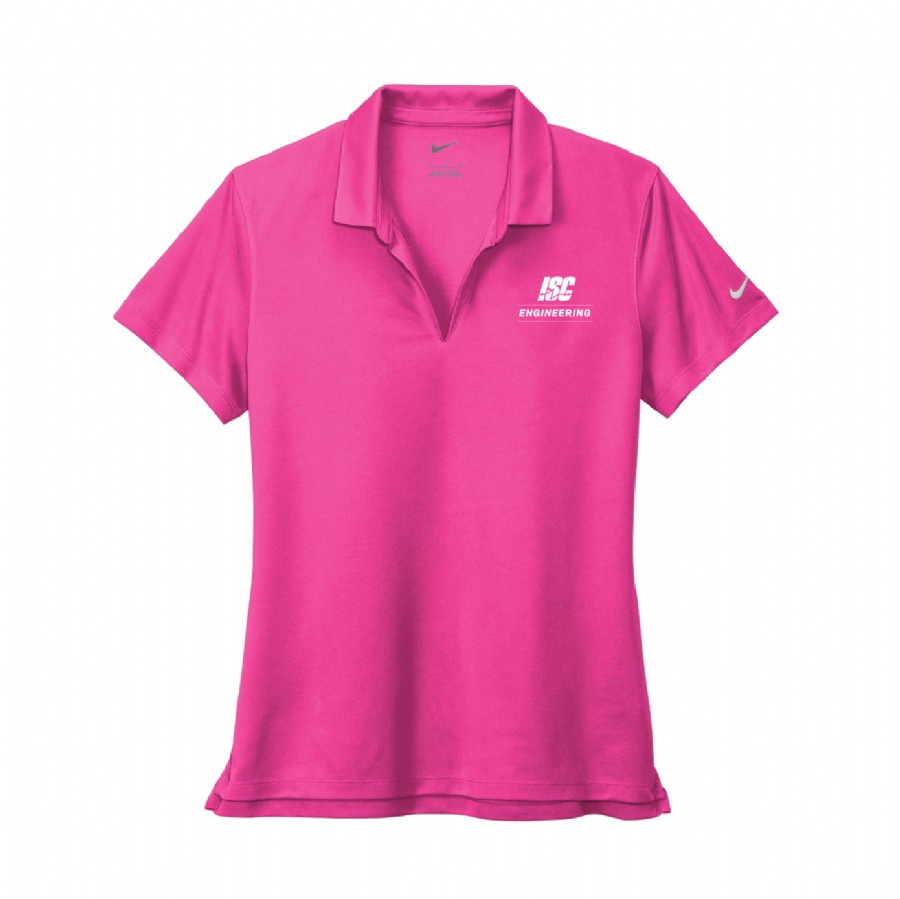 ISC Engineering | Nike Ladies Dri-FIT Micro Pique 2.0 Polo - Vivid Pink ...