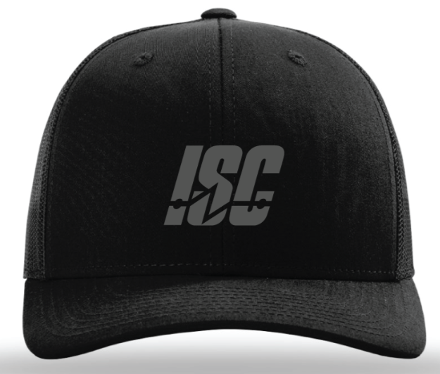 Richardson Trucker Cap - Black/Charcoal - ISC