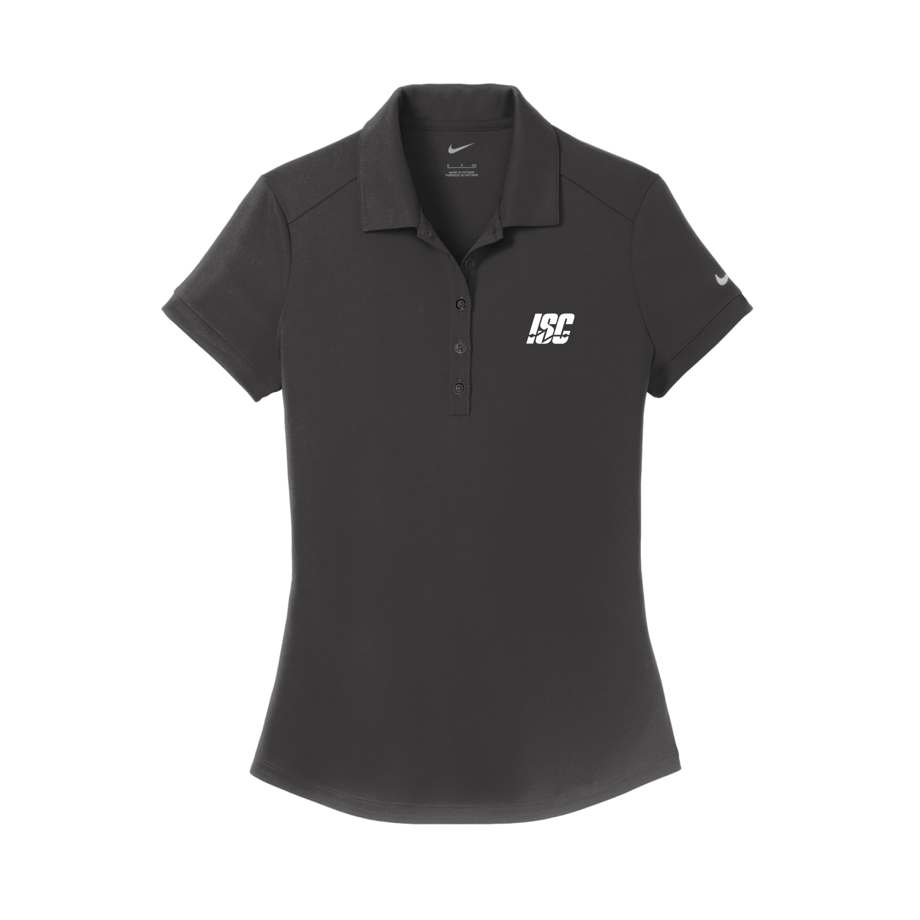 Womens Nike Dri-FIT Players Modern Fit Polo - Anthracite