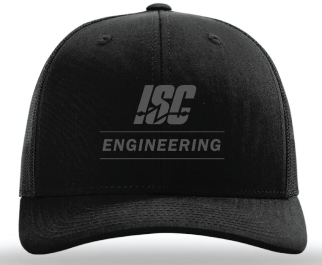 Richardson Trucker Cap - Black/Charcoal