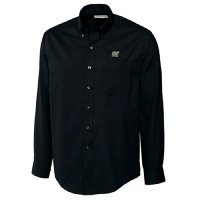 Cutter & Buck Long Sleeve Easy Care Twill Shirt - Black