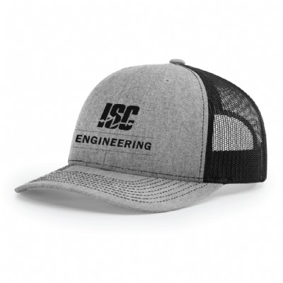 ISC Engineering Richardson Mesh Back Cap - Heather Grey/Black