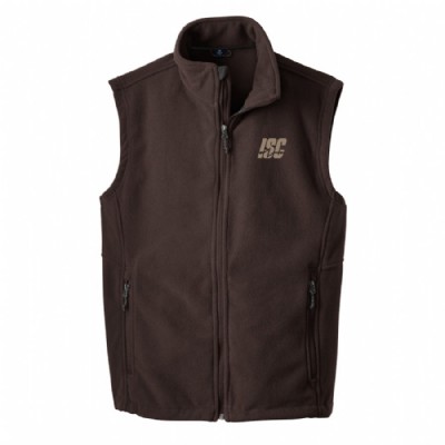 Port Authority Fleece Vest - Brown