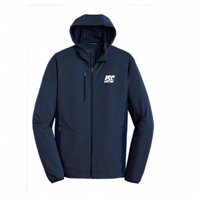 Port Authority Hooded Soft Shell Jacket - Navy