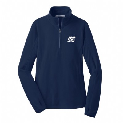 Port Authority Ladies Fleece Half Zip Pullover - Navy