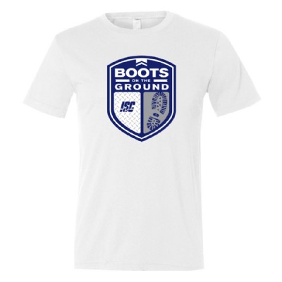 Boots on The Ground T-Shirt - White