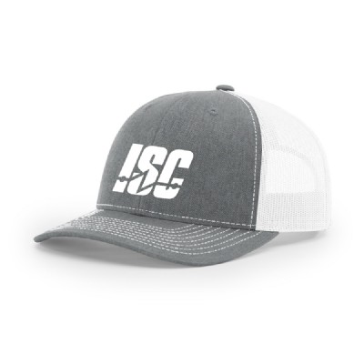 Richardson Mesh Back Cap - Heather Grey/White