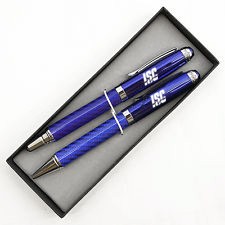 Carbon Fiber Rollerball Pen/Pencil Set