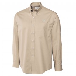 Cutter & Buck Long Sleeve Easy Care Twill Shirt - Tan