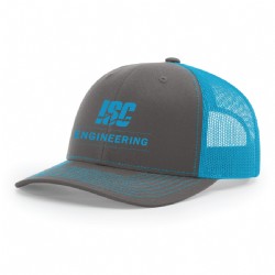 ISC Engineering Richardson Mesh Back Cap - Charcoal/Neon Blue