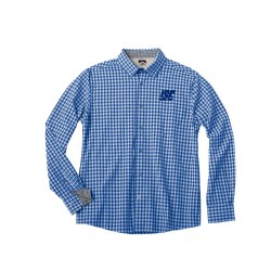 Men's 4-Way Stretch Eco-Woven Gingham Shirt