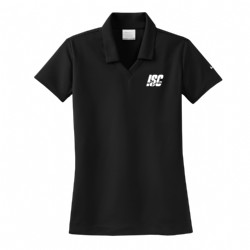 Nike Ladies Dri Fit Micro Polo - Black