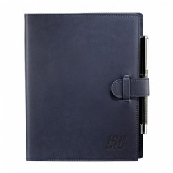 Soft Cover Leather Journal - Navy